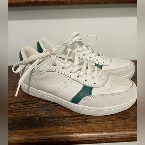 White and Green Sneakers
